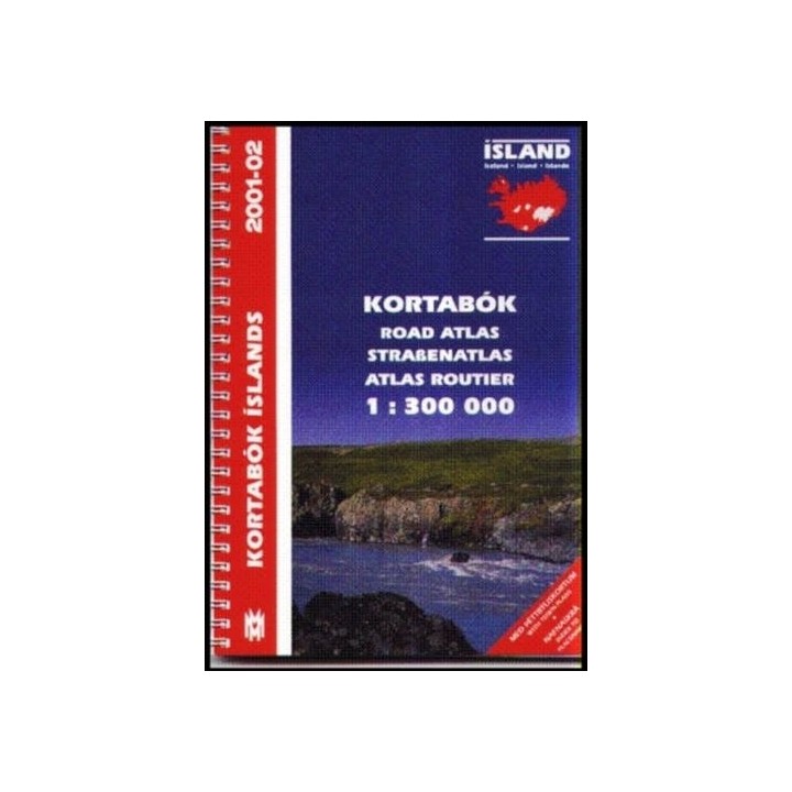 Road Atlas of Iceland 1:300 000